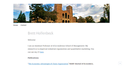 Desktop Screenshot of bretthollenbeck.com